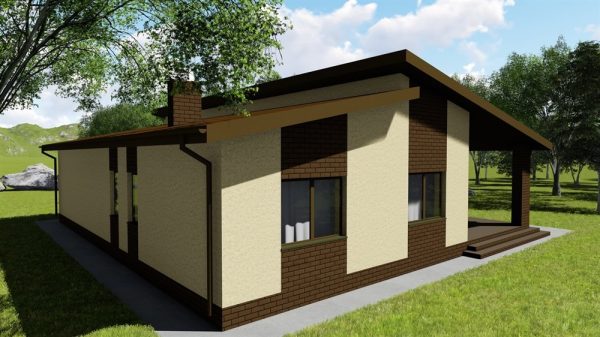 4. Проект дома D-140 Екстерьер Проект дома D-140 - фото 4