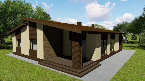 8. Проект дома D-140 Екстерьер Проект дома D-140 - фото 8