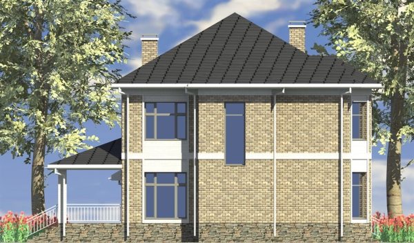 17. Проект дома D-141 Екстерьер Проект дома D-141 - фото 17