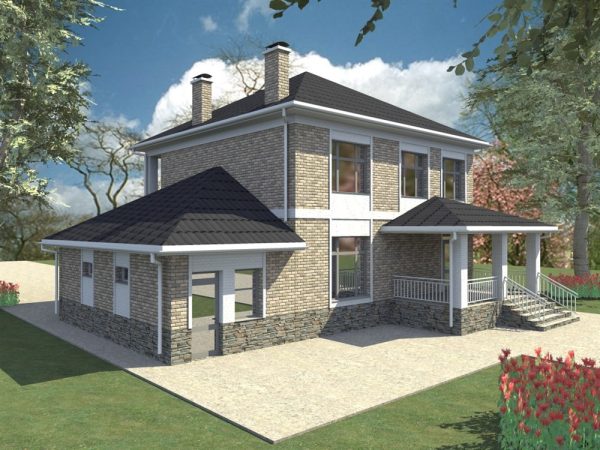 21. Проект дома D-141 Екстерьер Проект дома D-141 - фото 21