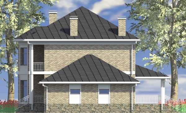 22. Проект дома D-141 Екстерьер Проект дома D-141 - фото 22