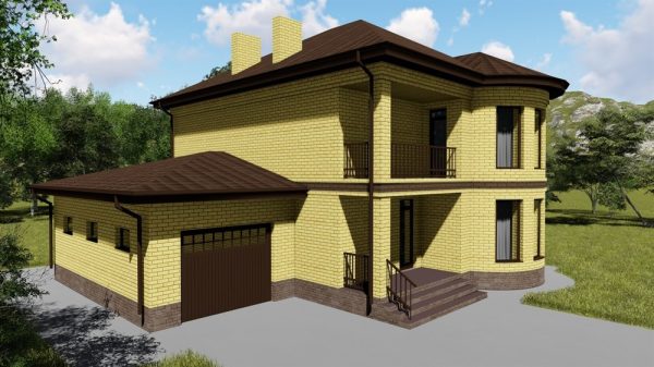 3. Проект дома D-142 Екстерьер Проект дома D-142 - фото 3