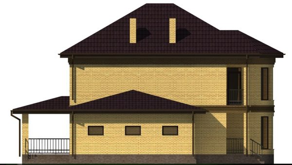 7. Проект дома D-142 Екстерьер Проект дома D-142 - фото 7