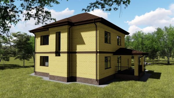 8. Проект дома D-142 Екстерьер Проект дома D-142 - фото 8