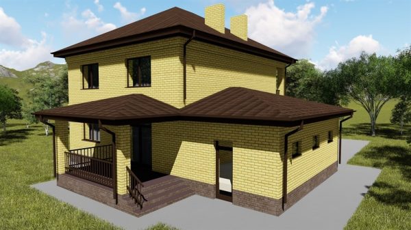 12. Проект дома D-142 Екстерьер Проект дома D-142 - фото 12