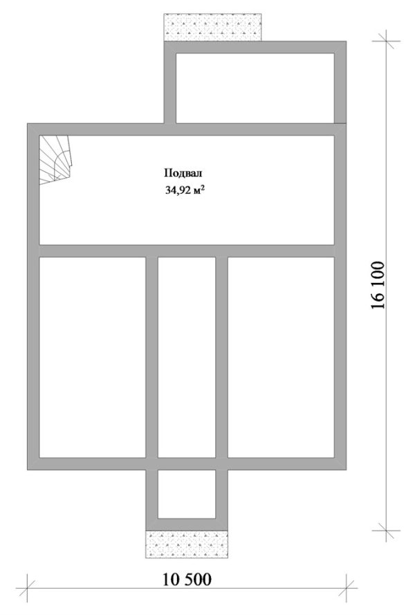 3. Проект дома D-143 Екстерьер Проект дома D-143 - фото 3