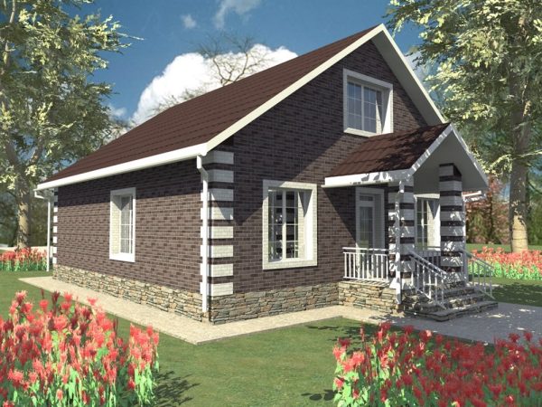 15. Проект дома D-143 Екстерьер Проект дома D-143 - фото 15