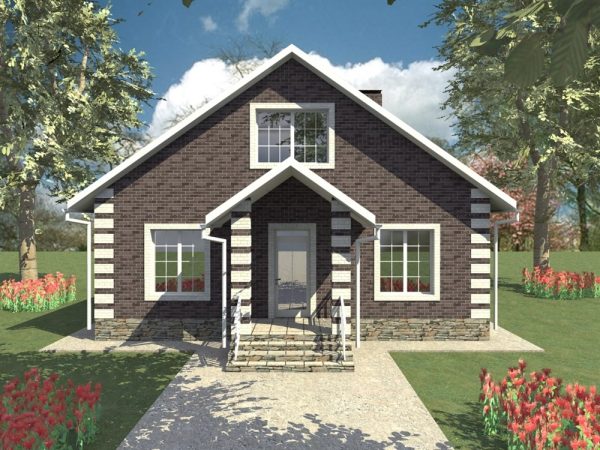 17. Проект дома D-143 Екстерьер Проект дома D-143 - фото 17