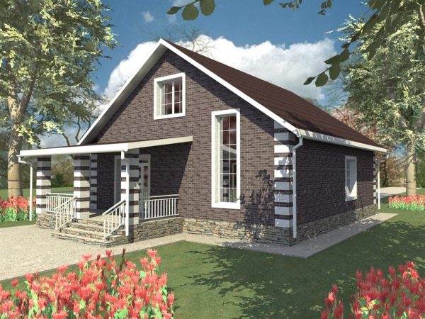 24. Проект дома D-143 Екстерьер Проект дома D-143 - фото 24