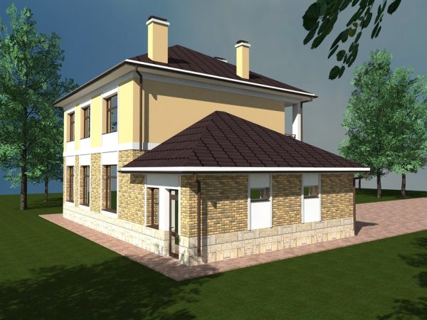 3. Проект дома D-144 Екстерьер Проект дома D-144 - фото 3