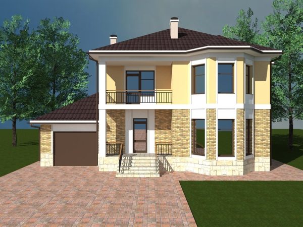 5. Проект дома D-144 Екстерьер Проект дома D-144 - фото 5