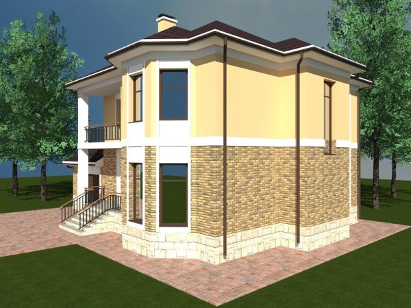 9. Проект дома D-144 Екстерьер Проект дома D-144 - фото 9