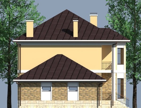 14. Проект дома D-144 Екстерьер Проект дома D-144 - фото 14