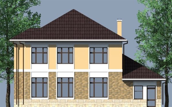 23. Проект дома D-144 Екстерьер Проект дома D-144 - фото 23