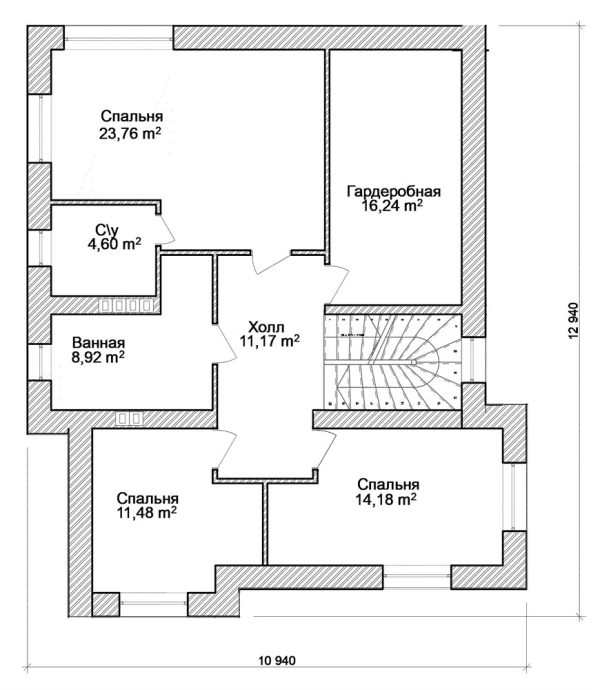 20. Проект дома D-145 Екстерьер Проект дома D-145 - фото 20
