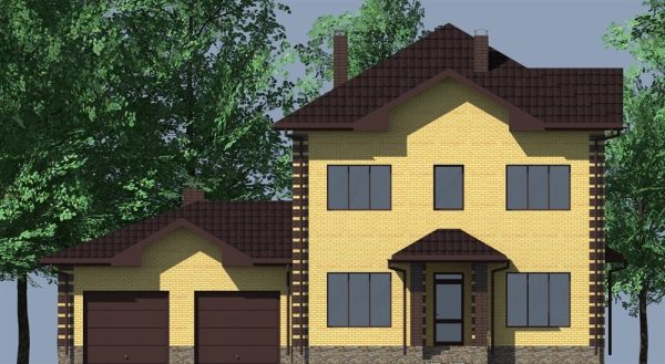 16. Проект дома D-146 Екстерьер Проект дома D-146 - фото 16