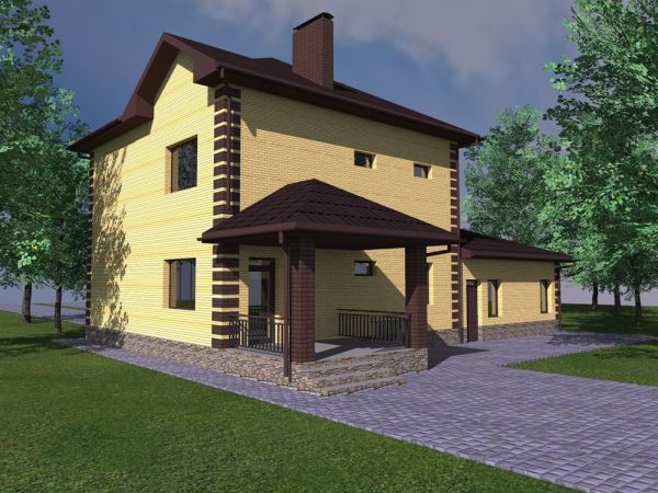 21. Проект дома D-146 Екстерьер Проект дома D-146 - фото 21
