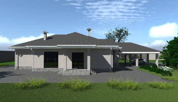 4. Проект дома D-147 Екстерьер Проект дома D-147 - фото 4