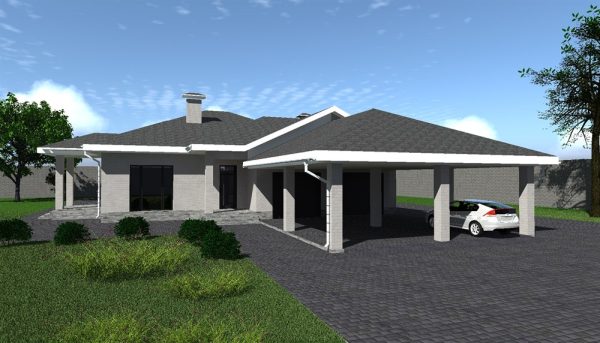 18. Проект дома D-147 Екстерьер Проект дома D-147 - фото 18