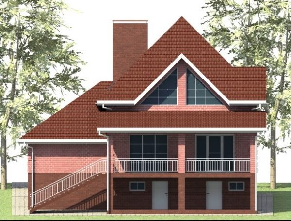 7. Проект дома E-004 Екстерьер Проект дома E-004 - фото 7