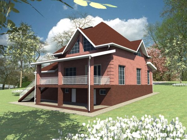 8. Проект дома E-004 Екстерьер Проект дома E-004 - фото 8