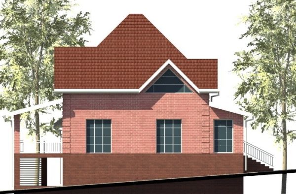 11. Проект дома E-004 Екстерьер Проект дома E-004 - фото 11