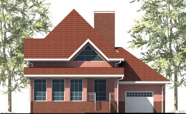 12. Проект дома E-004 Екстерьер Проект дома E-004 - фото 12