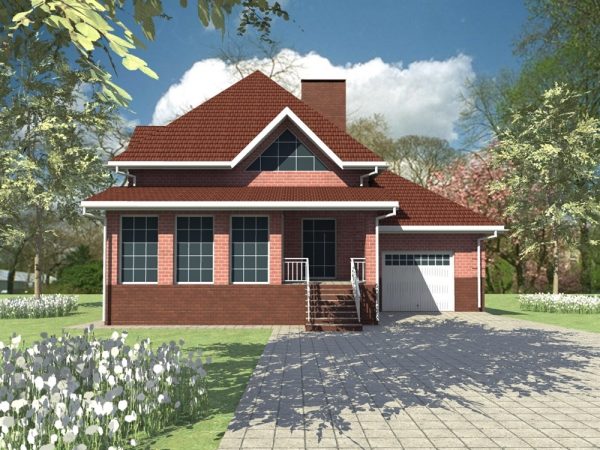 17. Проект дома E-004 Екстерьер Проект дома E-004 - фото 17