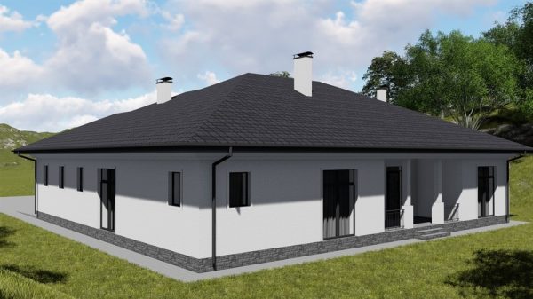 10. Проект дома E-006 Екстерьер Проект дома E-006 - фото 10