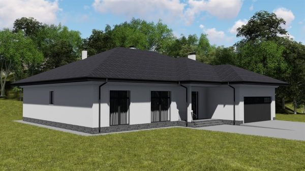 11. Проект дома E-006 Екстерьер Проект дома E-006 - фото 11