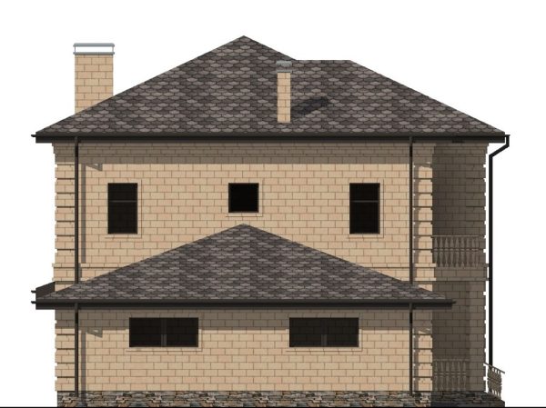 1. Проект дома E-007 Екстерьер Проект дома E-007 - фото 1