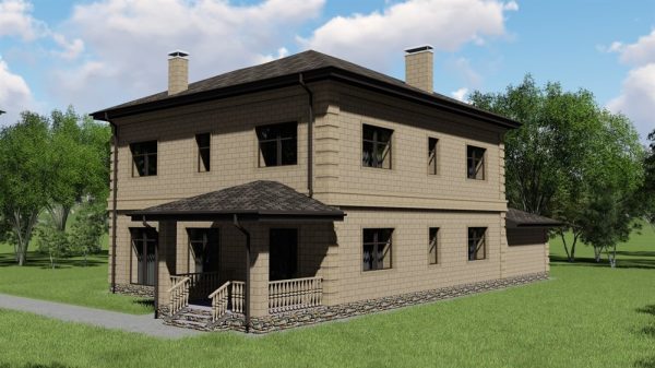 12. Проект дома E-007 Екстерьер Проект дома E-007 - фото 12