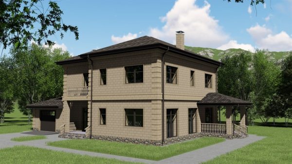 13. Проект дома E-007 Екстерьер Проект дома E-007 - фото 13