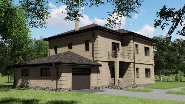 15. Проект дома E-007 Екстерьер Проект дома E-007 - фото 15