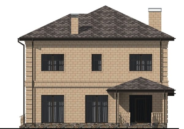 17. Проект дома E-007 Екстерьер Проект дома E-007 - фото 17