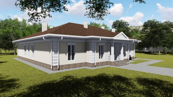 12. Проект дома E-008 Екстерьер Проект дома E-008 - фото 12