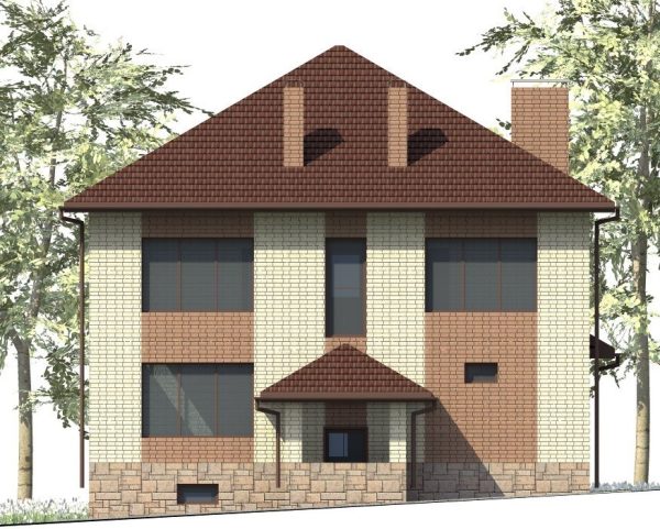 5. Проект дома E-016 Екстерьер Проект дома E-016 - фото 5