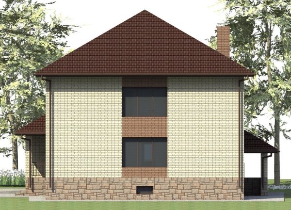 11. Проект дома E-016 Екстерьер Проект дома E-016 - фото 11