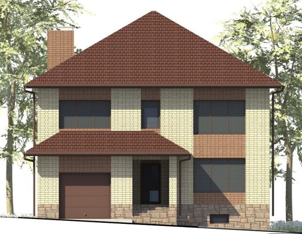 18. Проект дома E-016 Екстерьер Проект дома E-016 - фото 18