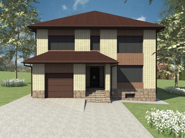 22. Проект дома E-016 Екстерьер Проект дома E-016 - фото 22