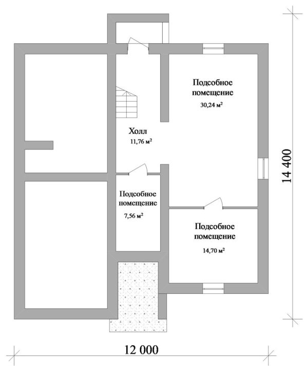 23. Проект дома E-016 Екстерьер Проект дома E-016 - фото 23