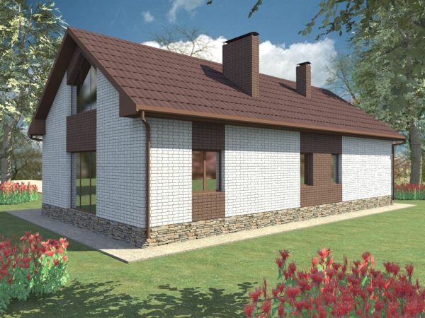 2. Проект дома E-020 Екстерьер Проект дома E-020 - фото 2