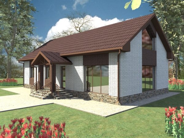 11. Проект дома E-020 Екстерьер Проект дома E-020 - фото 11