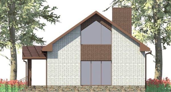 12. Проект дома E-020 Екстерьер Проект дома E-020 - фото 12