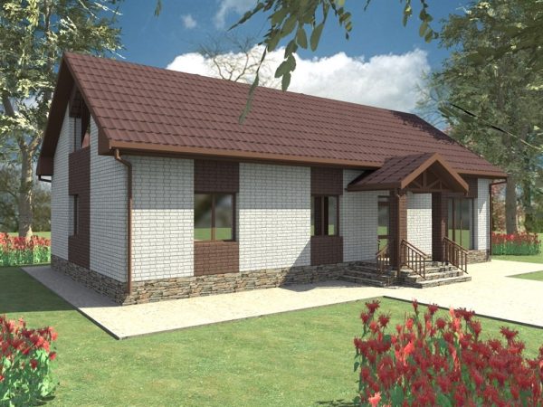 17. Проект дома E-020 Екстерьер Проект дома E-020 - фото 17