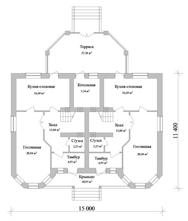 4. Проект дома E-025 Екстерьер Проект дома E-025 - фото 4