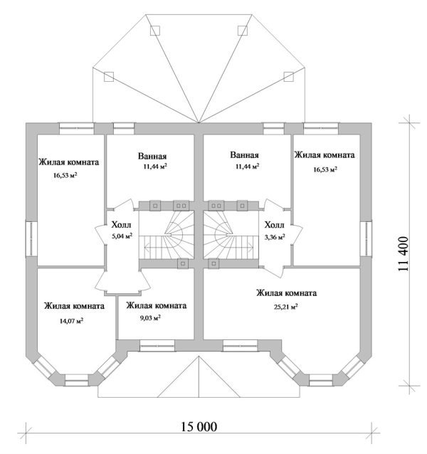 7. Проект дома E-025 Екстерьер Проект дома E-025 - фото 7