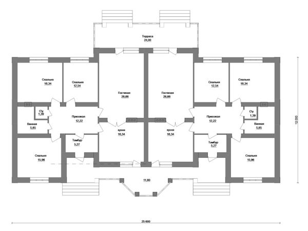 2. Проект дома E-034 Екстерьер Проект дома E-034 - фото 2