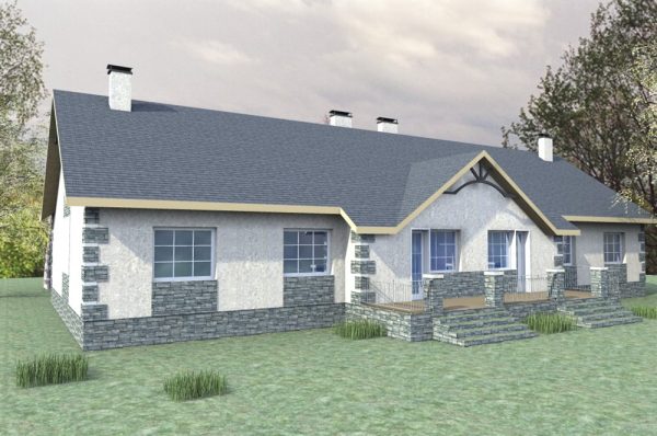 5. Проект дома E-034 Екстерьер Проект дома E-034 - фото 5