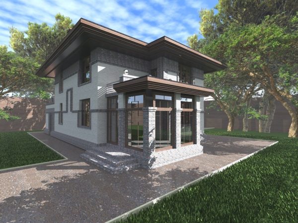 1. Проект дома E-038 Екстерьер Проект дома E-038 - фото 1